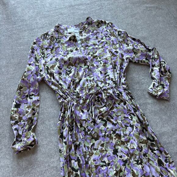 Anthropologie Dresses & Skirts - Floral Maxi Dress Cinch Waist